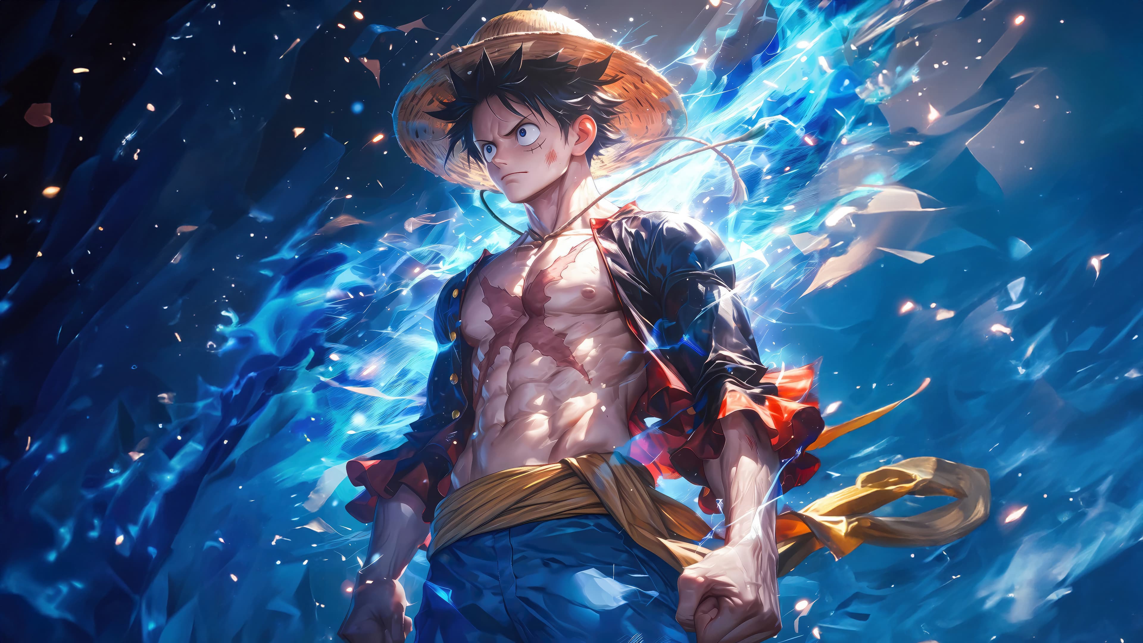 Luffy Scar One Piece 4k 