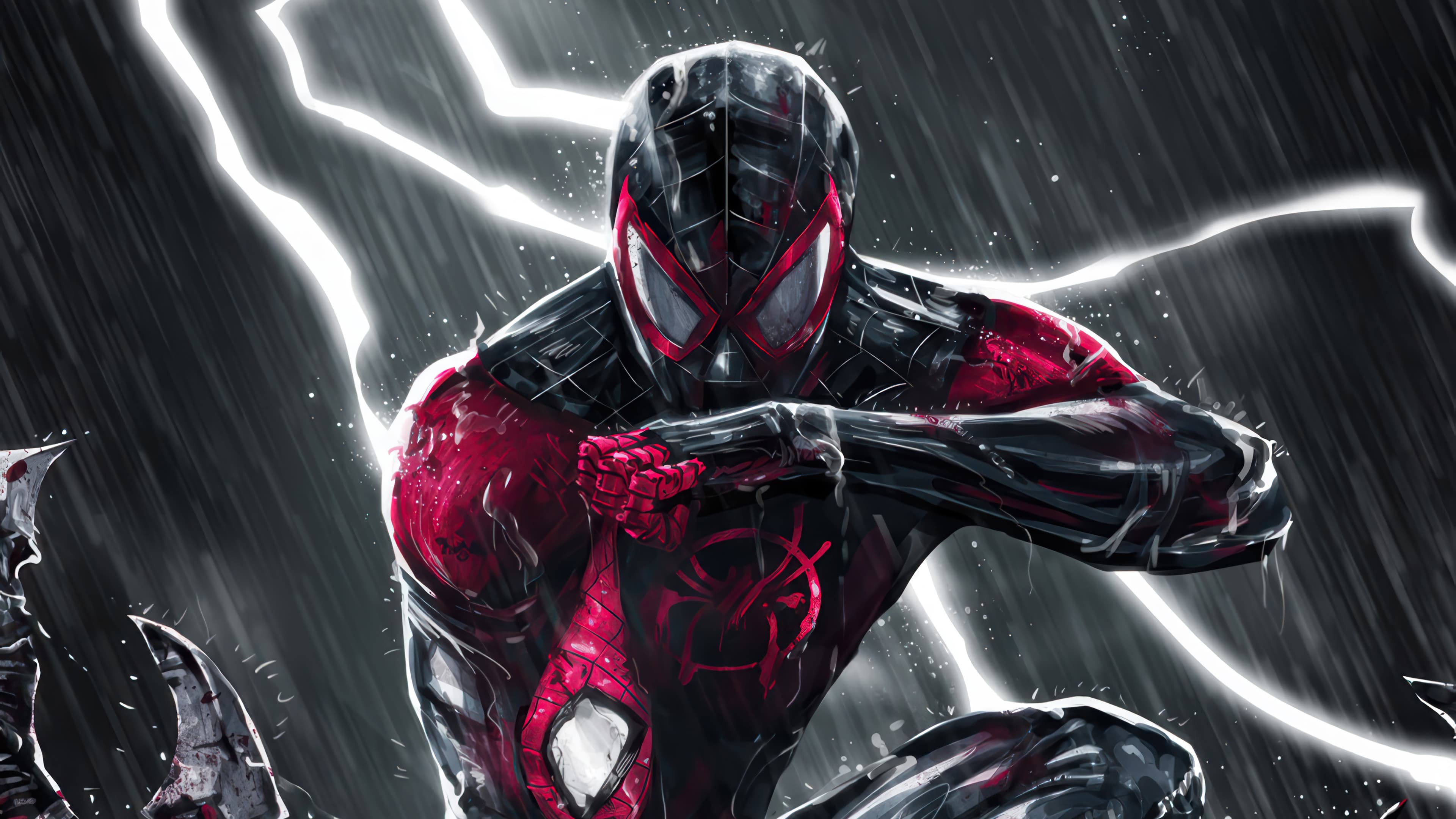Miles Morales Spiderman 4k Wallpaper